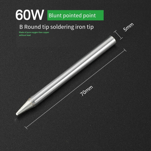 Soldering Iron Tip Round External Heating1pc