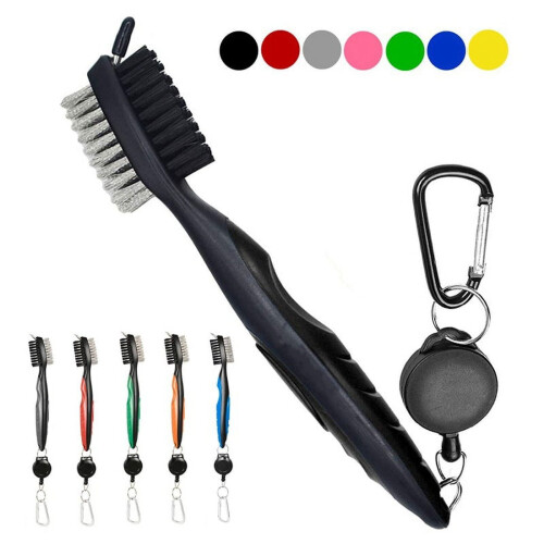 Feiona golf groove cleaning brush double-sided retractable