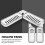 Folding Bathroom Shelf White Corner Rack 3-Tier 6
