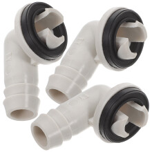 Adaptateur de tuyau d'évacuation de climatisation pour fenêtre, 15 mm, lot de 3