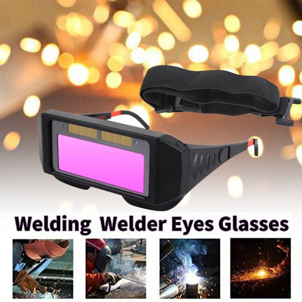 Solar Auto-Darkening Welding Helmet With Goggles 9314556109706
