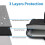 Prettyui laptop schoudertas 13,3 inch 3