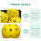 Pickleball Outdoor 40-Hole Bright Yellow 12-Pack 5