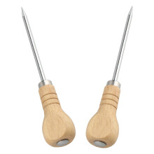 Eispickel aus Edelstahl mit Holzgriff (1 Stück)