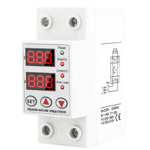 Slimme over-/onderspanningsbeveiliging 220V instelbaar