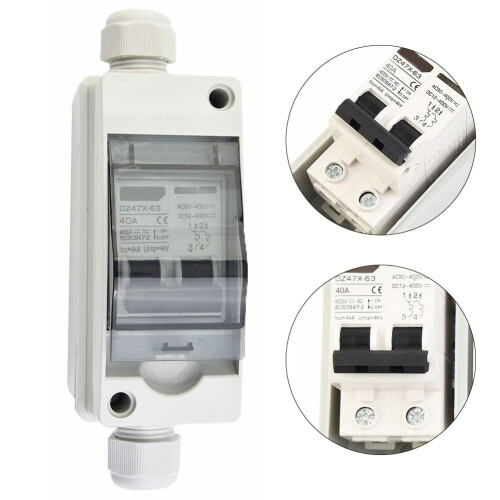 Solar PV Combiner Box AC400V40A with Junction Box