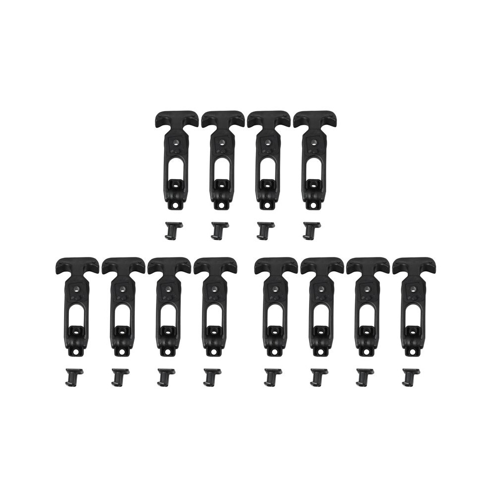 12Pcs T-Handle Rubber Flexible Draw Latches Fit For Toolbox /Cooler/ Cart/Farm Machinery T-Toolbox Lock 6031643706152
