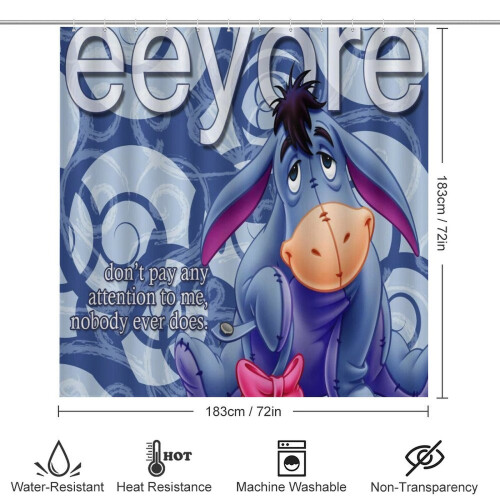 Set da bagno Eeyore con tappeti antiscivolo, 4 pezzi 1