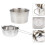 Stainless Steel Cheese Melting Pot Compact 1 Set 7