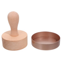 Egg Terte Form Formingsverktøy Putter Kaffemalt Baking Terter Bakeri Trepinne