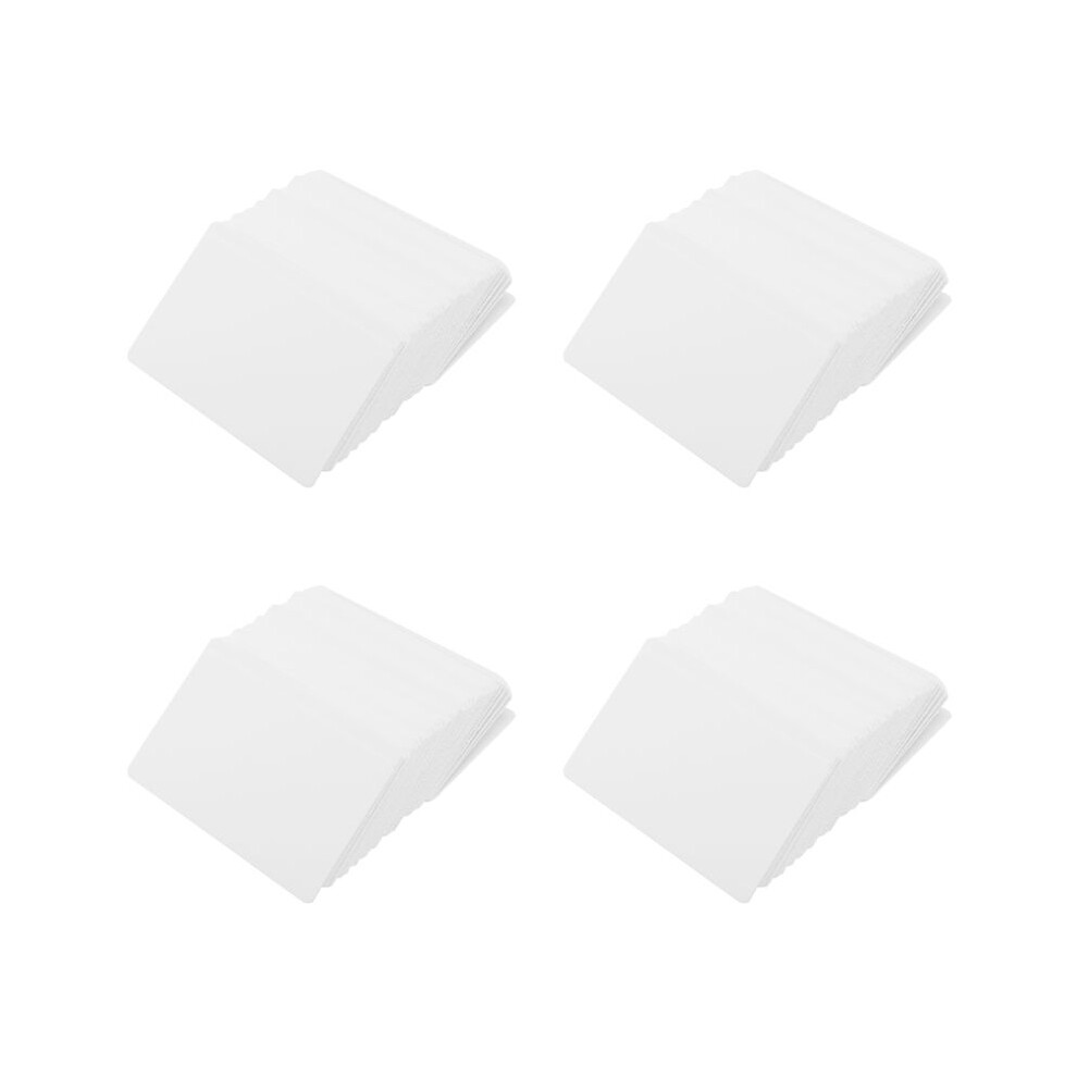 Blank White Cardboard Paper Message Card Business Cards Word Card Diy Tag Gift Card About 400Pcs (White) 4711482674714