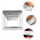 10 moules à biscuits carrés en métal réutilisables 3