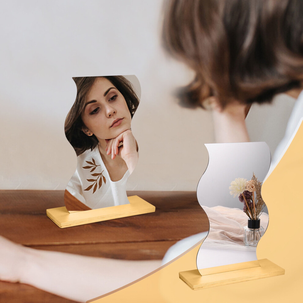 YiFudd acrylic mirror desktop makeup mirror