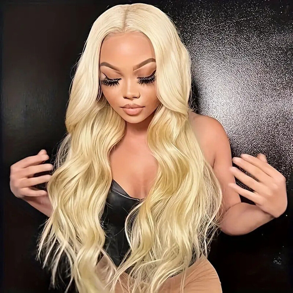 FSTDelivery Brazilian human hair front lace wig, glueless,