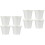 Gelékakeformer, runde, nonstick-belegg, 8 stk 1