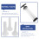 Manual meat stuffer set with 3 funnels for home and 6