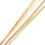 Yellow bamboo strips for basket weaving 100 pcs 4