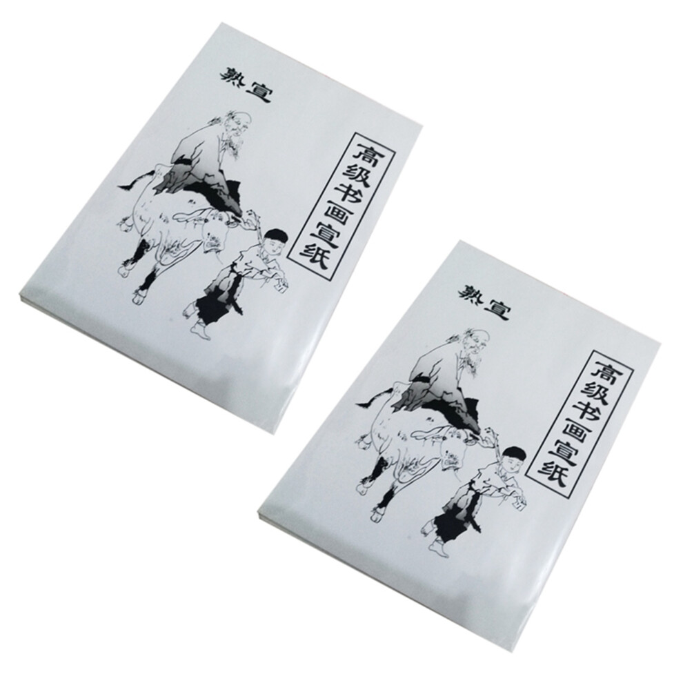 60 Sheet White Painting Paper Xuan Paper Rice Paper Chinese Painting And Calligraphy 36Cm X 25Cm 6032128397124