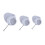 Milk Tea Filter Bags Silver White 3 pcs 1