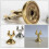 2pcs Party Mini Thread U Shape Table Number Holders Stainless Steel Menu Stand 4