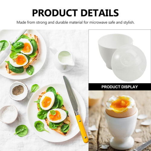 Steamed Egg Cup Microwave Steamer 4 Pcs 2