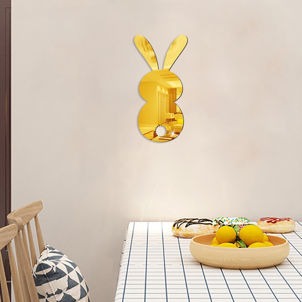 Yifudd 3D Acrylic Wall Mirror Rabbit Design 180X60cm 9314556641657