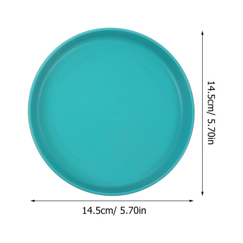 OUNONA flat cat food bowl plastic 4 pcs 1