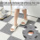 Kerst badkamer antislipmat waterdicht standaardformaat 4