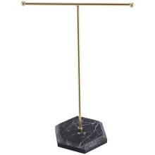 Smyckesställ Halsbandshållare T-Stång Pläterad Metall 1-pack