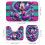 Ensemble rideau de douche Mickey avec tapis de bain antidérapant et 3
