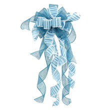 Promotion ! Nœuds de Noël, décorations pour sapin, grands rubans en coton et lin, nœuds papillon, ornements de Noël