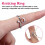 Crochet tension rings alloy 2 pcs 3