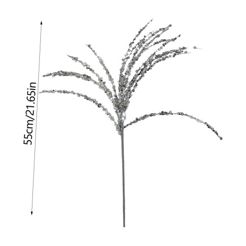 Sequin Firework Branch Picks Sparkle Stems 12pcs 2
