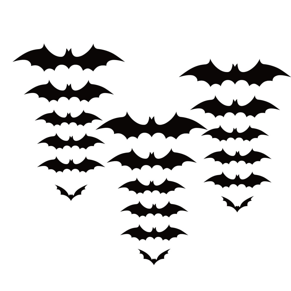 Halloween Wall Stickers For Doors And Windows 12 Pcs 9314556641695