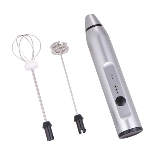 Rechargeable Stainless Steel Coffee Whisk with Foam Function