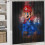Σετ κουρτινών ντους Mario family με αντιολισθητικά χαλιά και μπανιέρα 5