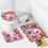 Ensemble rideau de douche Hello Kitty avec tapis de bain antidérapant et 4