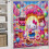 Ensemble rideau de douche Hello Kitty avec tapis de bain antidérapant et 5
