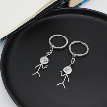 YiFudd Creativecouple Regalo personalizado de grafiti a juego Colgantes de acero inoxidable para parejas Joyería para parejas