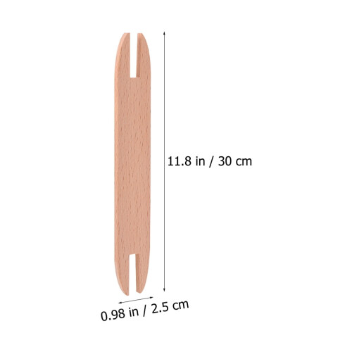Wooden weaving shuttle knitting tool 2 pcs 2