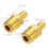 Luftkompressortankpåfyldningsventil Messing1/4" NPT MPT 6
