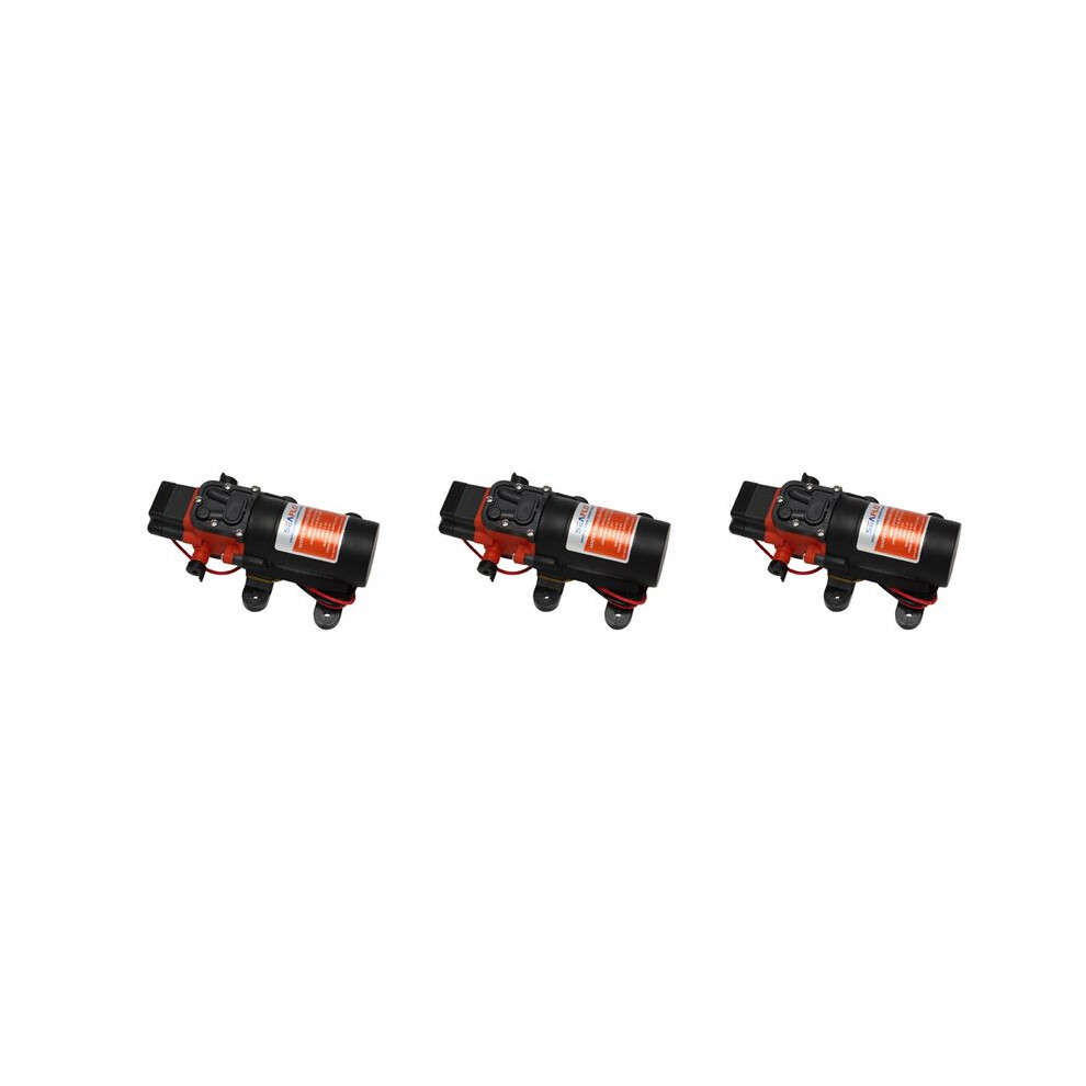 3X Seaflo 12V Water Pressure Diaphragm Pump 3.8 Lpm 1.0 Gpm 40 Psi - Caravan/Rv/Boat/Marine 6032401319102