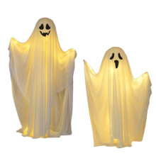 Halloween Decorations Outdoor, Halloween Decor, Scary Ghosts Decor with LED Lights for Porche Yard Garden Home 2Pack