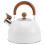 Stainless Steel Tea Kettle White 2.5L 1