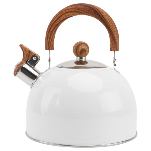 Stainless Steel Tea Kettle White 2.5L