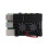 Raspberry Pi 4B/3B aluminum housing with dual cooling fans 4