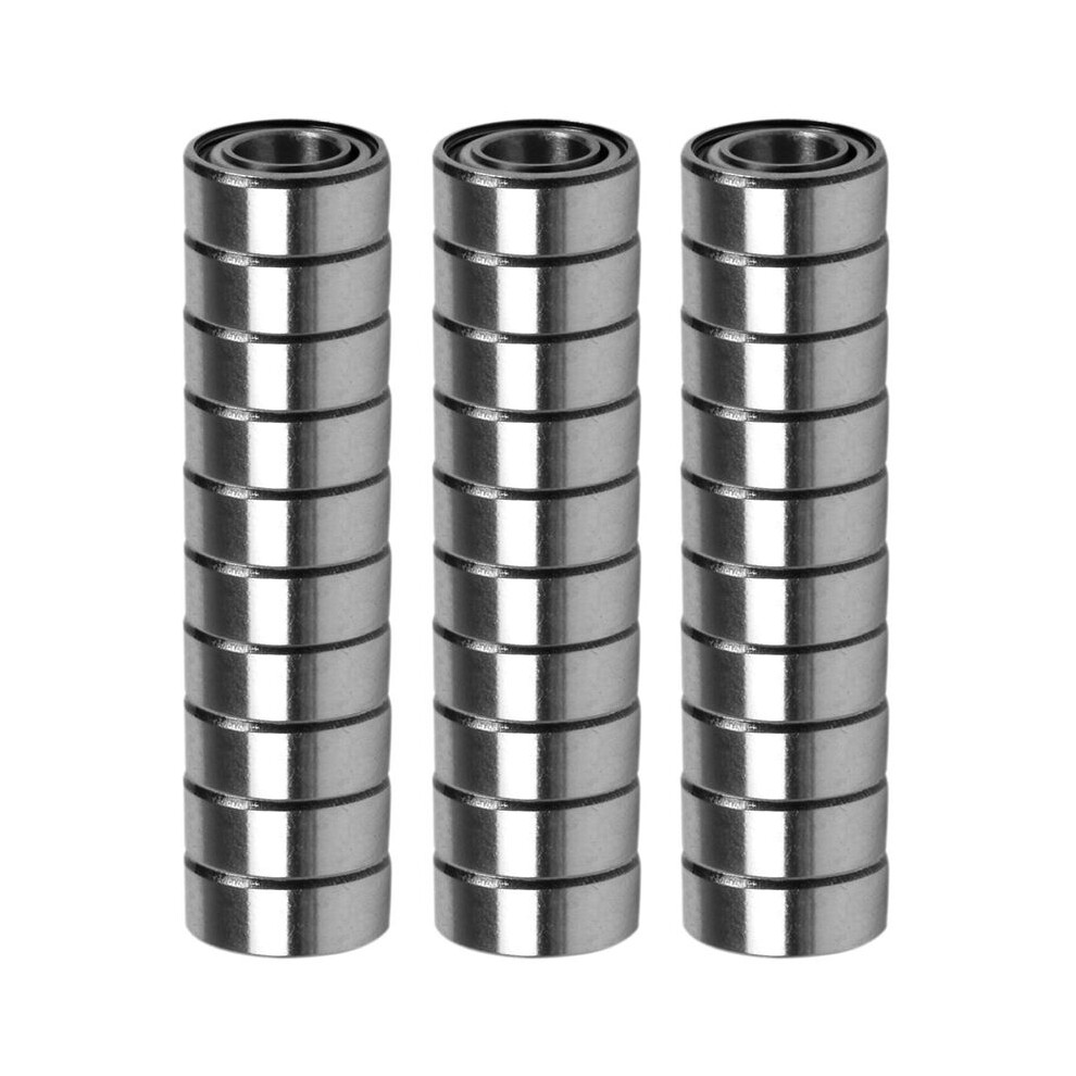 30Pcs Miniature Sealed Metal Shielded Metric Radial Bearing Model: Mr105 Zz 5X10x4mm 6032337722014