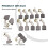 Mosiee motor carbon brushes17x17x7mm10pcs 2