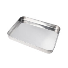 Bandeja rectangular para hornear de acero inoxidable de 25 cm (10 pulgadas)