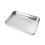 Bandeja rectangular para hornear de acero inoxidable de 25 cm (10 pulgadas) 1